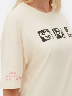 „Disney Mickey Maus X Keith Haring“ T-Shirt Im Oversized-Look