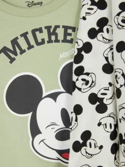 „Disney Micky Maus“ Langarmshirt, 2er-Pack