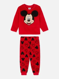 „Disney Micky Maus“ Schlafanzug Aus Fleece