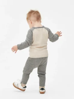 „Disney Micky Maus“ Strickpullover Und Leggings Im Kombiset