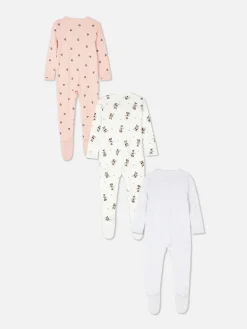 „Disney Minnie Maus“ Schlafanzug Mit Print, 3er-Pack