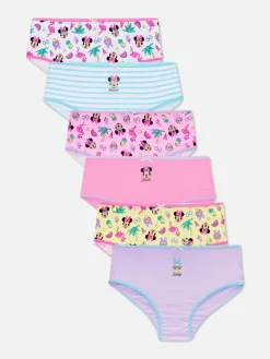 „Disney Minnie Maus“ Slips Mit Print, 6er-Pack