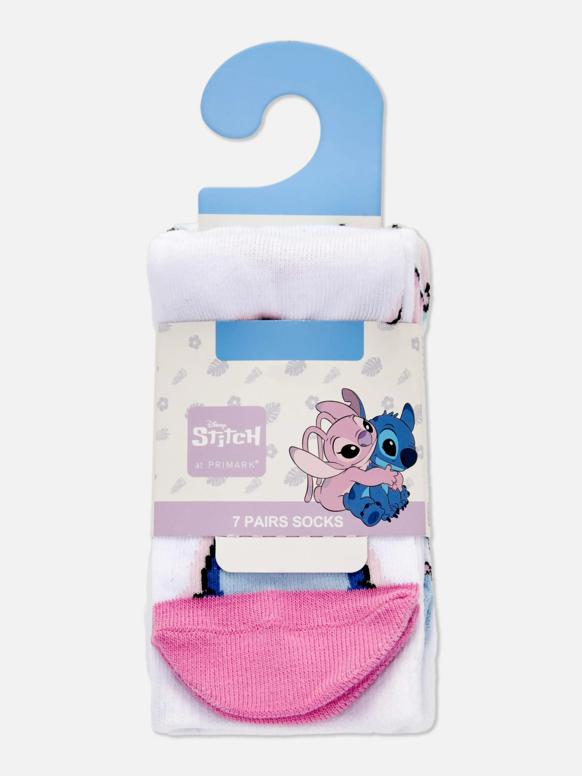 „Disney Stitch & Engel“ Söckchen, 7er-Pack