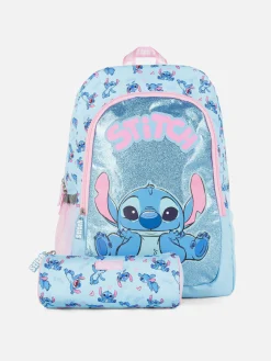 „Disney Stitch“ Schulrucksack Und Federmäppchen