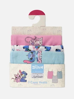 „Disney Stitch“ Trägertops, 3er-Pack