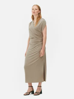 Drapiertes „The Edit“ Jerseykleid