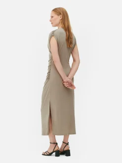 Drapiertes „The Edit“ Jerseykleid