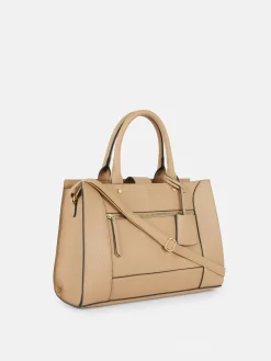 Einkaufstasche Aus Strukturiertem Kunstleder