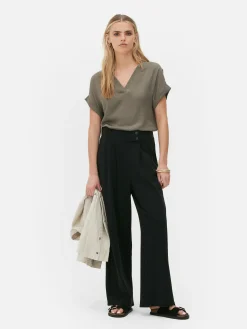 Elegante Jogginghose Mit Geradem Bein