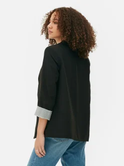 Eleganter Blazer Mit Offener Front