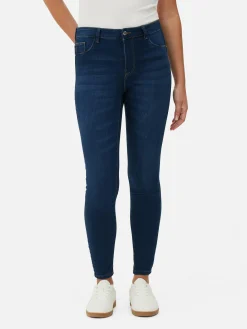 Essential Skinny-Jeans Mit Mittelhohem Bund