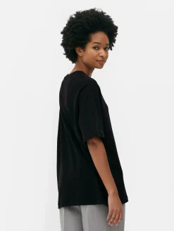 Essential-T-Shirt Aus Jersey Im Oversized-Look
