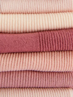 Farblich Abgestimmte Crew-Socken, 5er-Pack