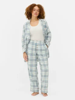 Flanell-Schlafanzughose Mit Karomuster