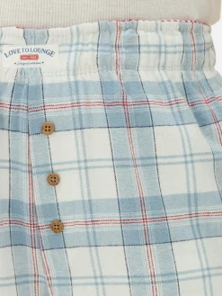 Flanell-Schlafanzughose Mit Karomuster