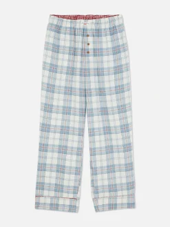 Flanell-Schlafanzughose Mit Karomuster