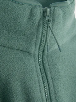 Fleecejacke Mit Halbem Reißverschluss