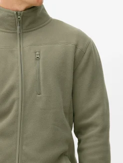 Fleecejacke Mit Trichterkragen Und Reißverschluss