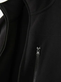 Fleecejacke Mit Trichterkragen Und Reißverschluss