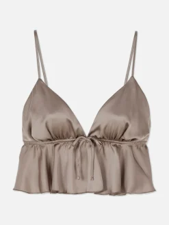 Fließender Bralette-BH Aus Satin