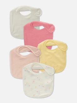 Frottee-Lätzchen, 5er-Pack