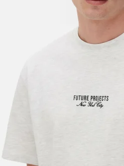 „Future Projects“ T-Shirt Mit Stickerei