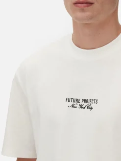 „Future Projects“ T-Shirt Mit Stickerei