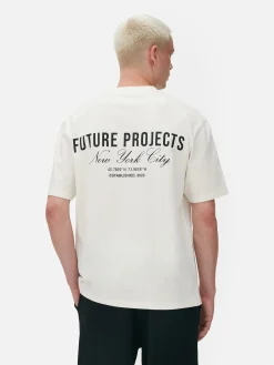 „Future Projects“ T-Shirt Mit Stickerei