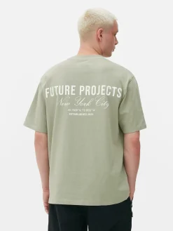 „Future Projects“ T-Shirt Mit Stickerei