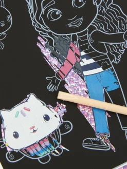 „Gabby's Dollhouse“ Kratzbuch