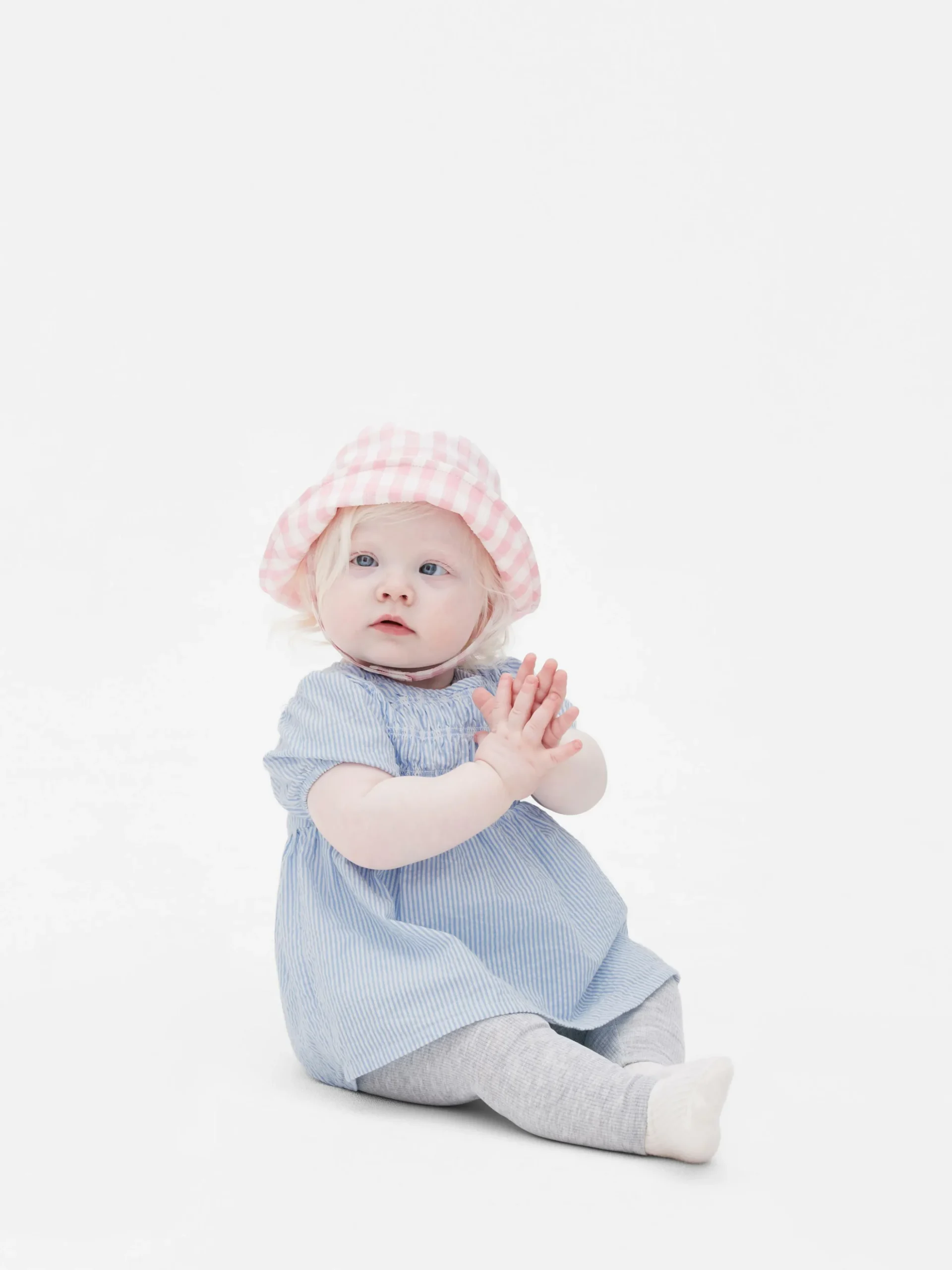 Gekräuselte Hängerbluse Mit Streifenmuster