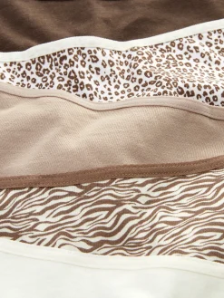 Gemusterte Tangas, 5er-Pack