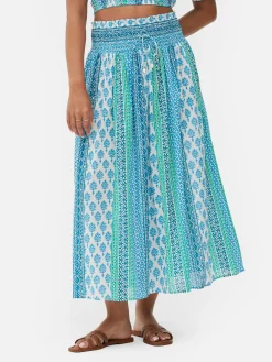 Gemusterter Maxirock Zum Kombinieren