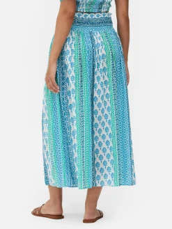 Gemusterter Maxirock Zum Kombinieren