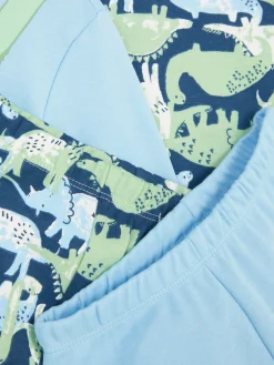 Gemusterter Schlafanzug Mit Langen Ärmeln, 2er-Pack