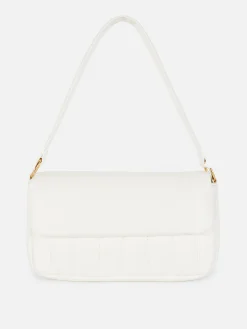 Gepolsterte Schultertasche Aus Kunstleder