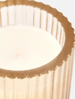 Geriffelte Glaskerze