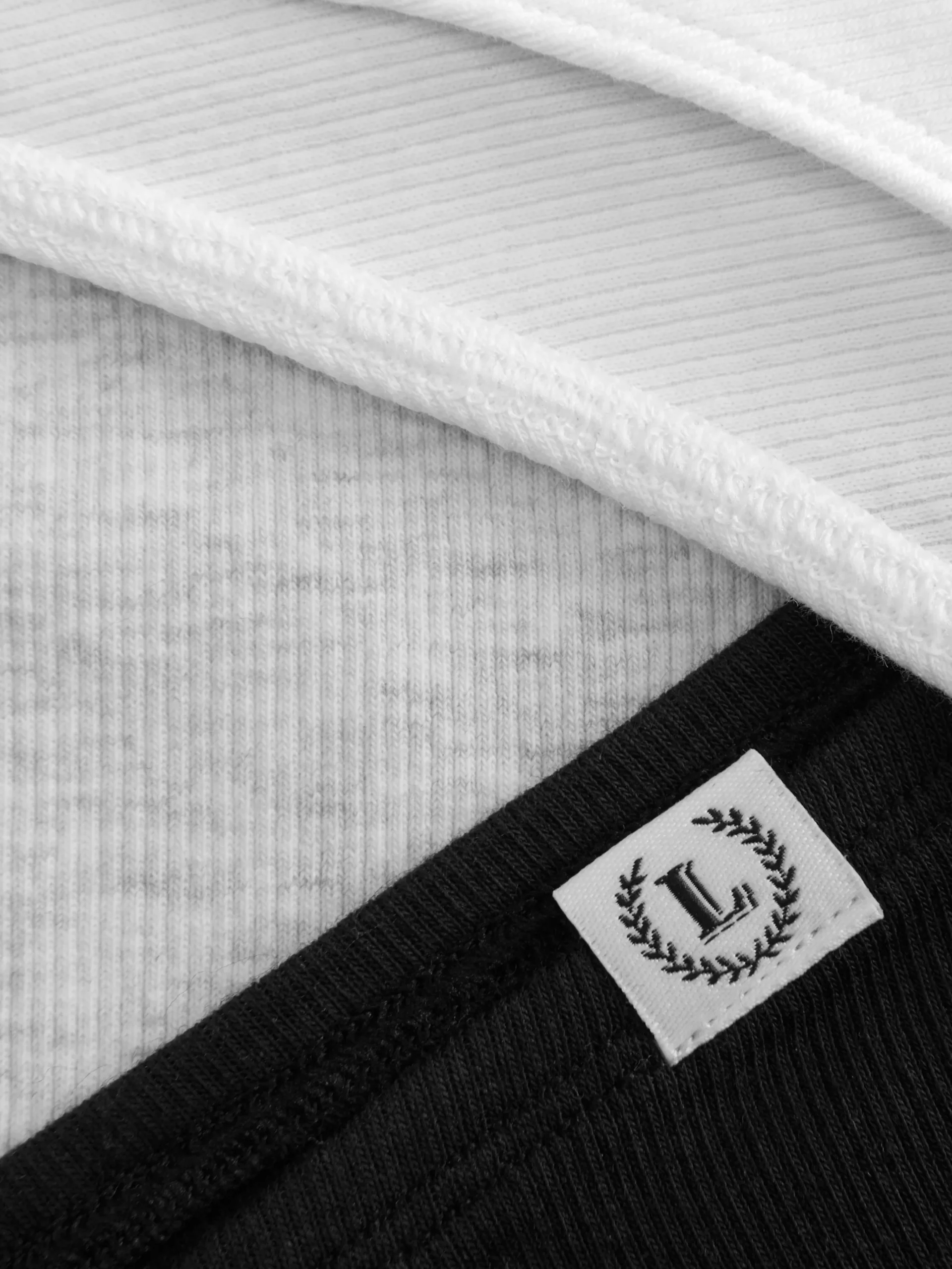 Gerippte Hipster-Slips, 3er-Pack