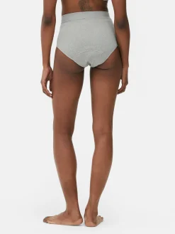 Gerippte Slips Mit Hohem Bund, 3er-Pack