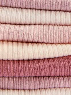 Gerippte Sneakersocken, 7er-Pack