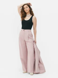 Gerippter Body Mit U-Ausschnitt