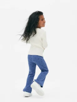 Gerippter Pullover Mit Rüschenkragen