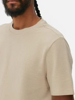 Geripptes T-Shirt Aus Ottoman