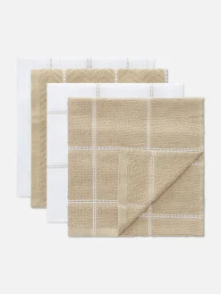 Geschirrtücher Aus Frottee, 4er-Pack