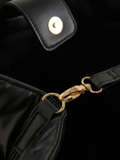 Gesteppter Kunstleder-Shopper