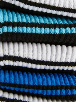 Gestreifte Sportsocken, 5er-Pack