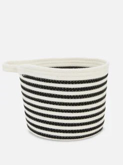 Gestreifter Wandhängekorb