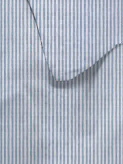 Gestreiftes Bettwäscheset Aus Seersucker, Super-Kingsize