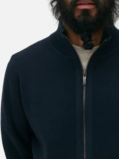 Gestrickter Cardigan Mit Reißverschluss