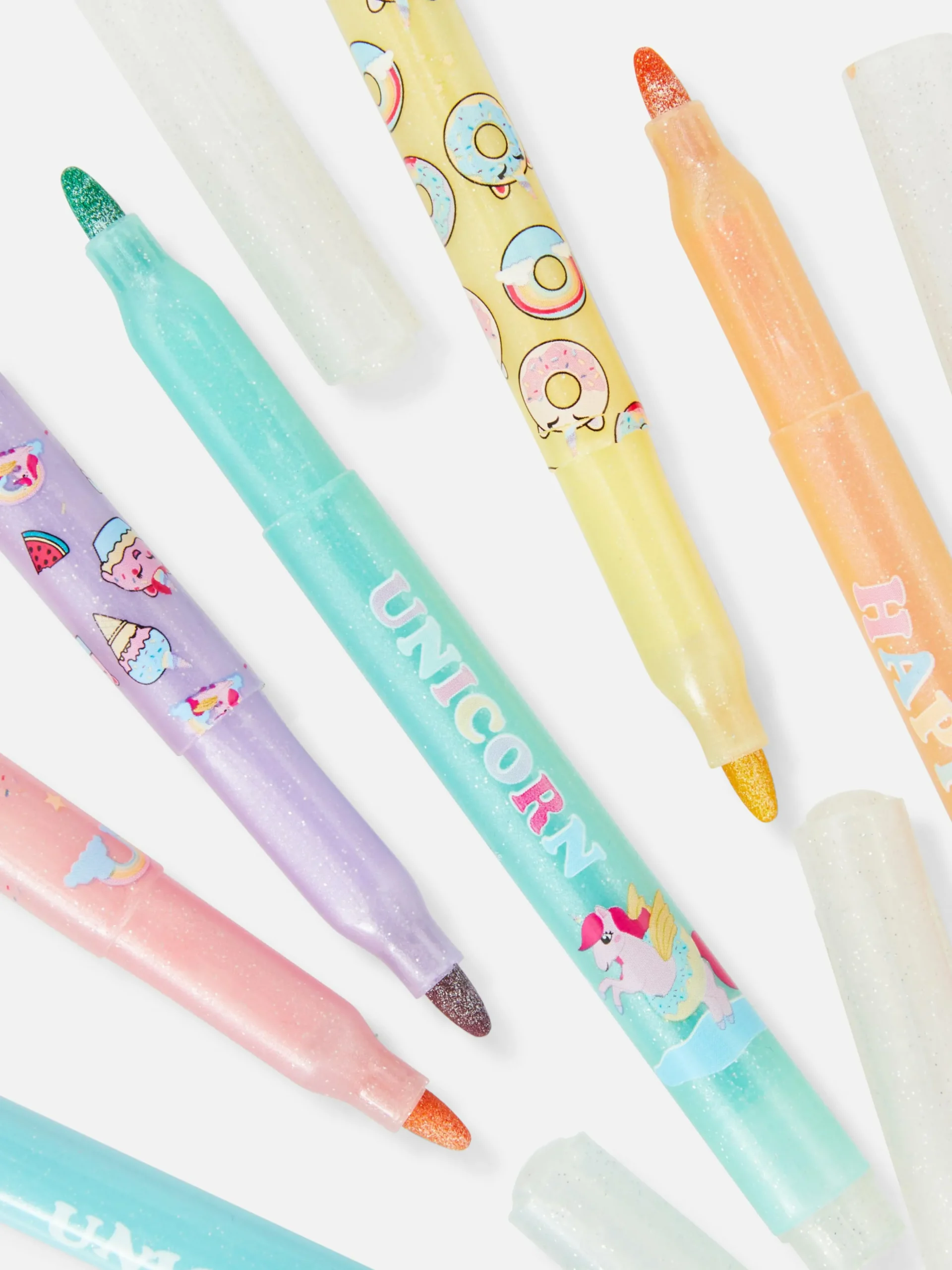 Glitzer-Filzstifte, 6er-Pack